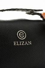 Elizan Ethno Chic Siyah Omuz Çantası