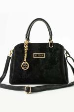 Elizan Velvet Charm Siyah