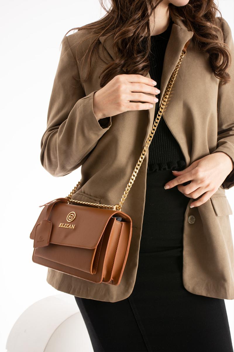 Elizan Flap Luxe Taba