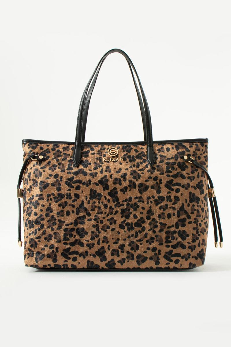 Elizan Leopar Tote Çanta