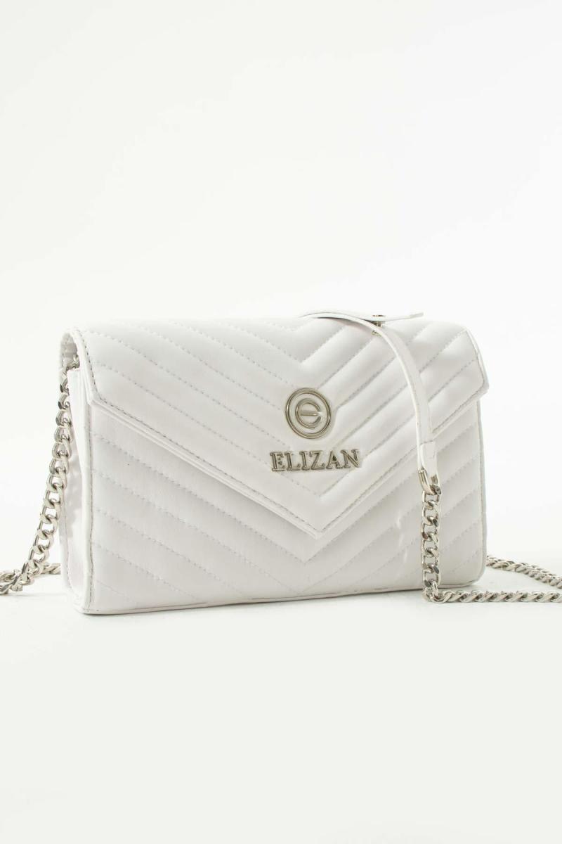 Elizan Chic Chevron Beyaz