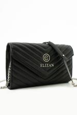 Elizan Chic Chevron Siyah