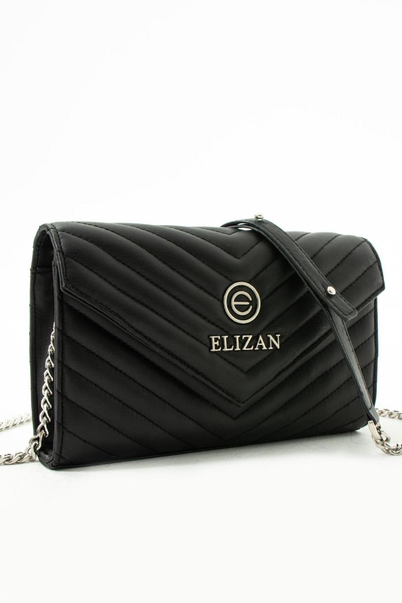 Elizan Chic Chevron Siyah