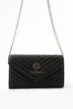 Elizan Chic Chevron Siyah